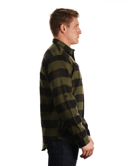 B8210 Burnside Men's Plaid Flannel Shirt - S - 3XL