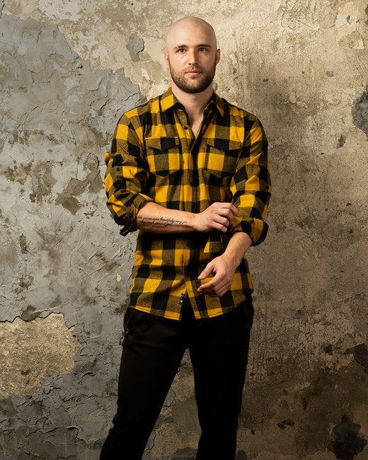 B8210 Burnside Men's Plaid Flannel Shirt - S - 3XL