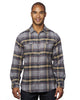 B8219 Burnside Men's Snap-Front Flannel Shirt