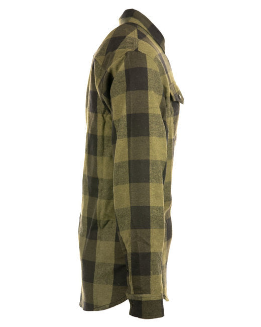 B8219 Burnside Men's Snap-Front Flannel Shirt