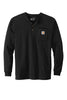 CTK128 Carhartt Long Sleeve Henley T-Shirt