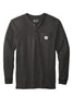 CTK128 Carhartt Long Sleeve Henley T-Shirt