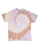 Dyenomite - Multi-Color Spiral Tie-Dyed T-Shirt - 200MS. S-3XL
