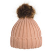 Premium Cable Knit Pom Beanie - FUR3