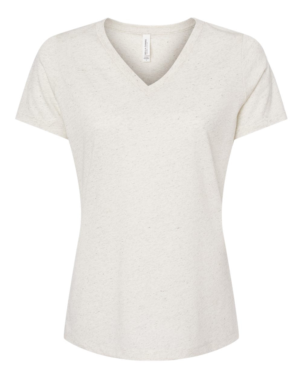 BELLA + CANVAS - Women's Relaxed Triblend Short Sleeve V-Neck Tee - 6415