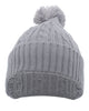 Cable Knit Pom Beanie - 643K