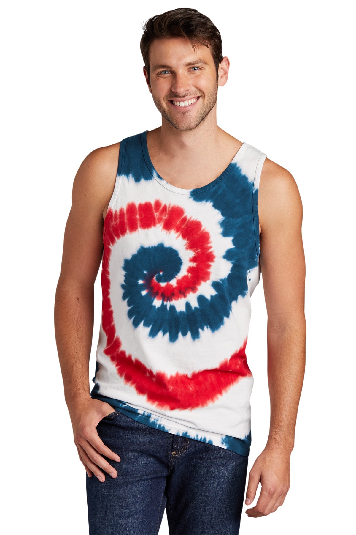 PC147TT Port & Company® Tie-Dye Tank Top