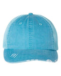 Mega Cap Herringbone Trucker Cap 6990