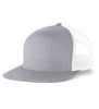 Pacific Headwear Heather 6-Panel Arch Trucker Snapback Cap P710