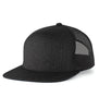 Pacific Headwear Heather 6-Panel Arch Trucker Snapback Cap P710