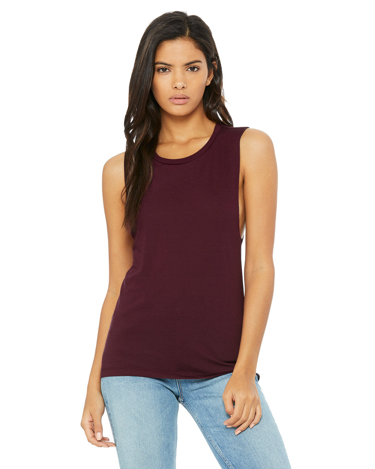 B8803 Bella + Canvas Ladies' Flowy Scoop Muscle Tank S-2XL