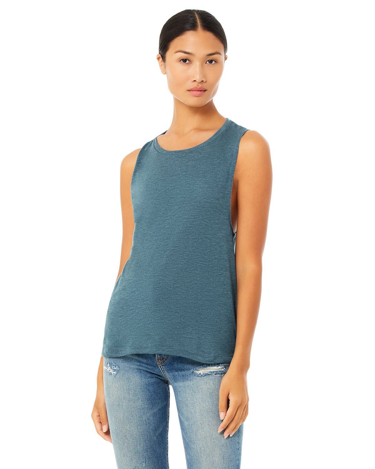 B8803 Bella + Canvas Ladies' Flowy Scoop Muscle Tank S-2XL