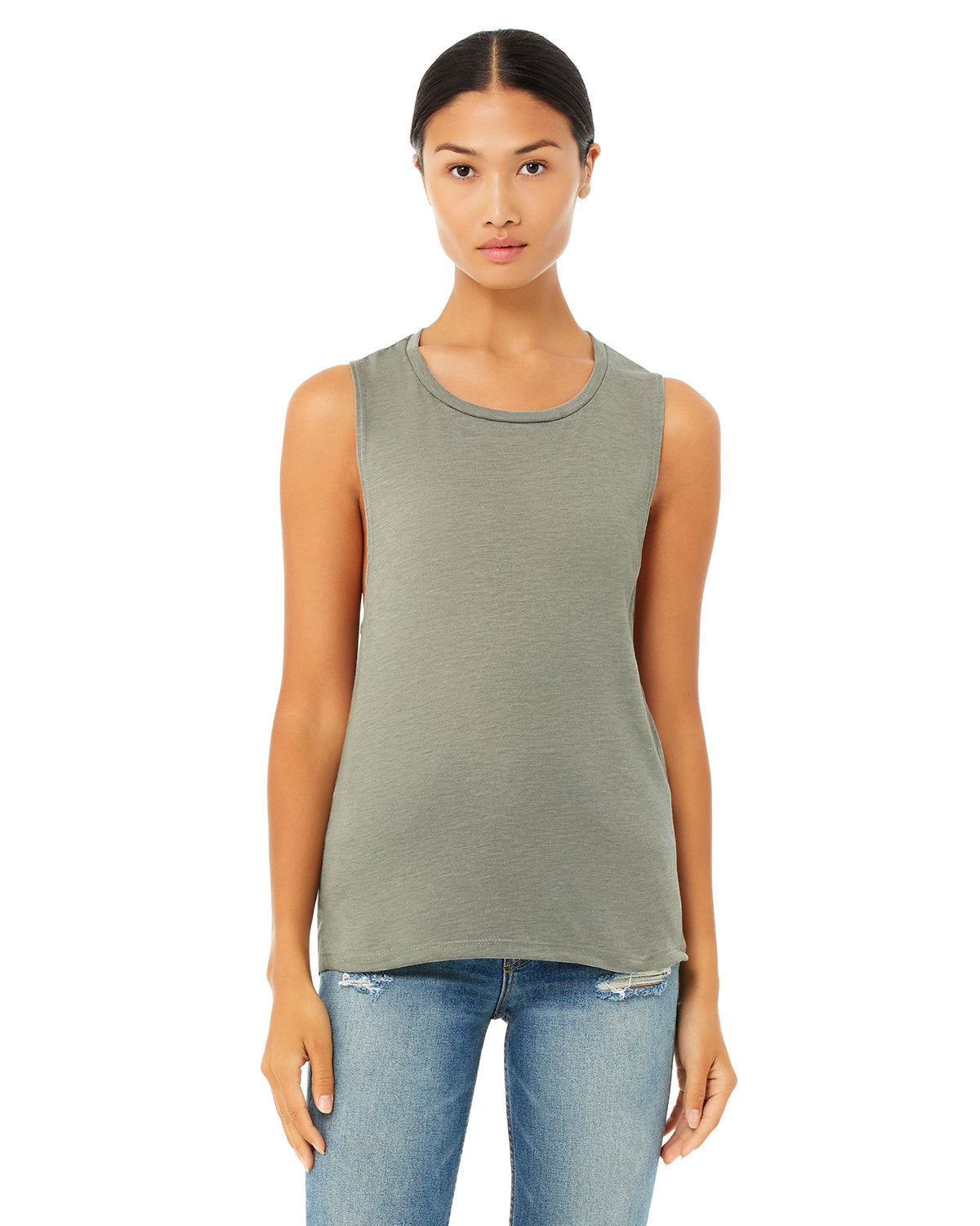 B8803 Bella + Canvas Ladies' Flowy Scoop Muscle Tank S-2XL