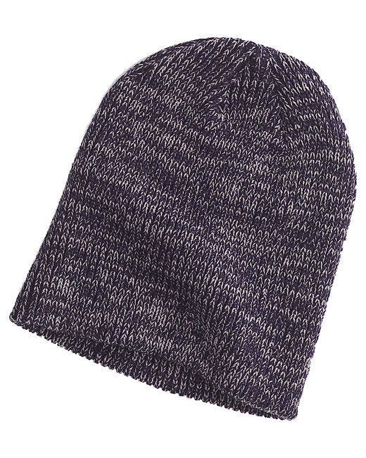 Ribbed Marled Beanie - BA524