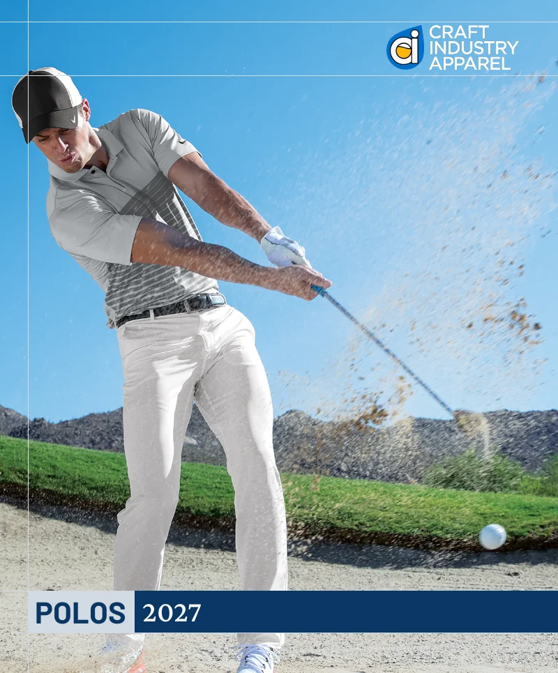 Cover of the Craft Industry Apparel Polos 2027 catalog