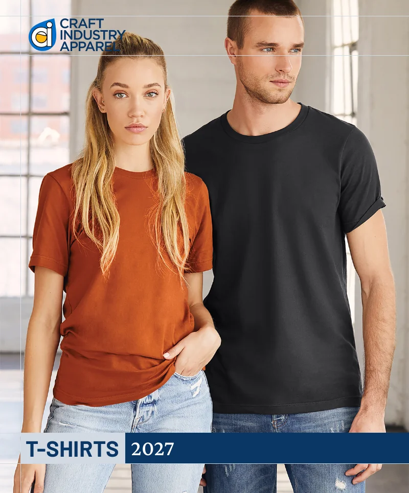 Cover of the Craft Industry Apparel T-Shirts 2027 catalog